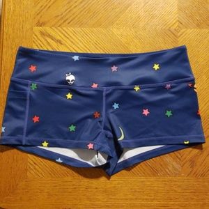 Powerlifting women space shorts